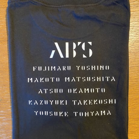 AB'S-7 オリジナルTシャツ　黒