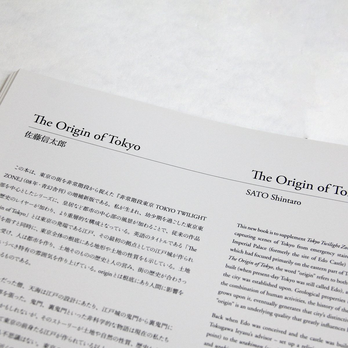 佐藤信太郎『非常階段東京 THE ORIGIN OF TOKYO』（サイン入り