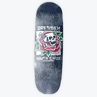 SANTA CRUZ / ERIC DRESSEN "DRESSEN SKULL ROSE" 9.25inch