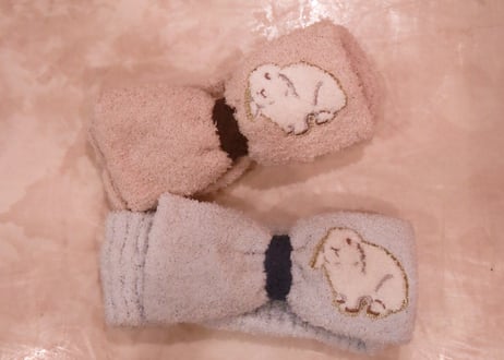 サンプル品　マシュマロラビットカラー刺繍　ワンピース