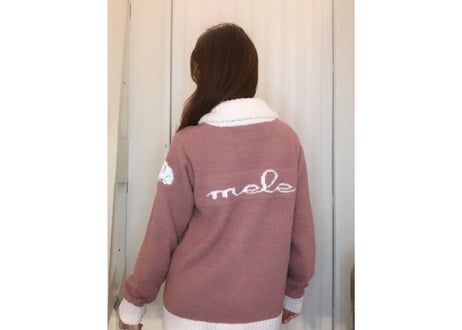 サンプル品　マシュマロラビットカラー　ショールカーディガン