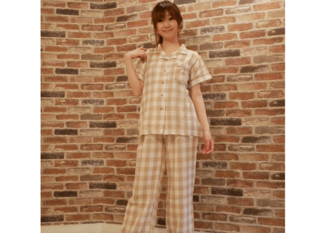コットントラベルラビットシャツ上下セット(ロングパンツ)