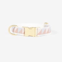 SEE SCOUT SLEEP Standard Collar M -Nice Grill- (Ice Blue x Camel x Ivory)