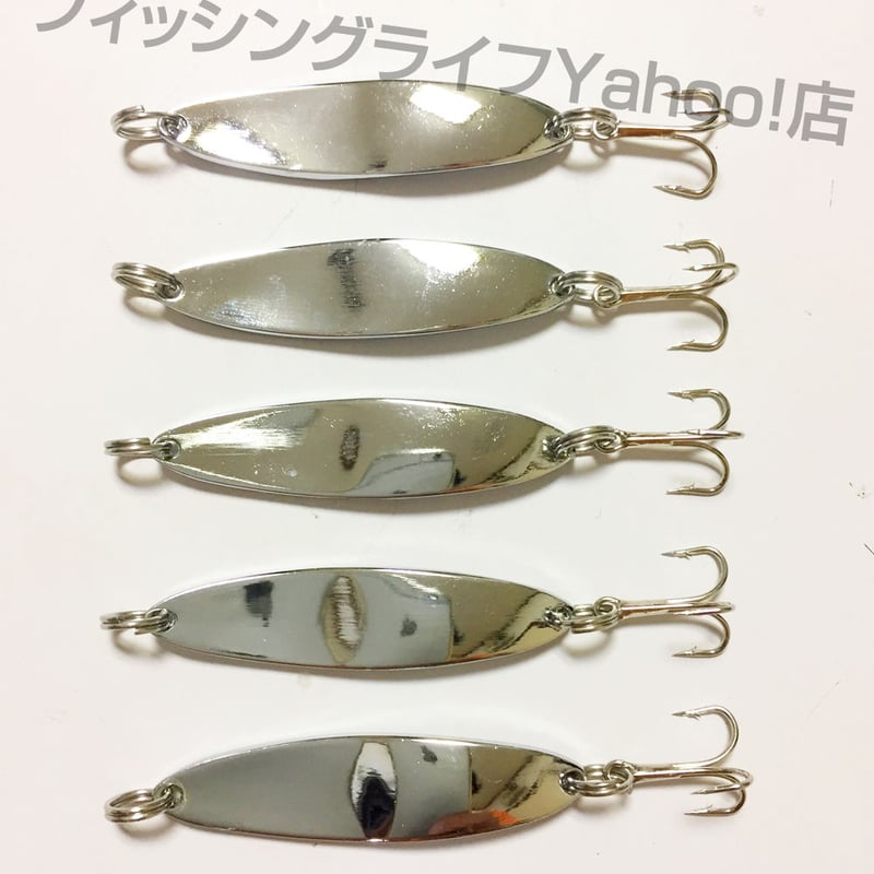 スプーン 5cm 7g シルバー 無地 ブランク 5個セット | フィッシングライフ