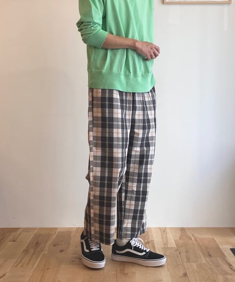 NAPRON ナプロン（ユニセックス）/ SAMUE MONPE サムエモンペ 【アイボリーチェック】