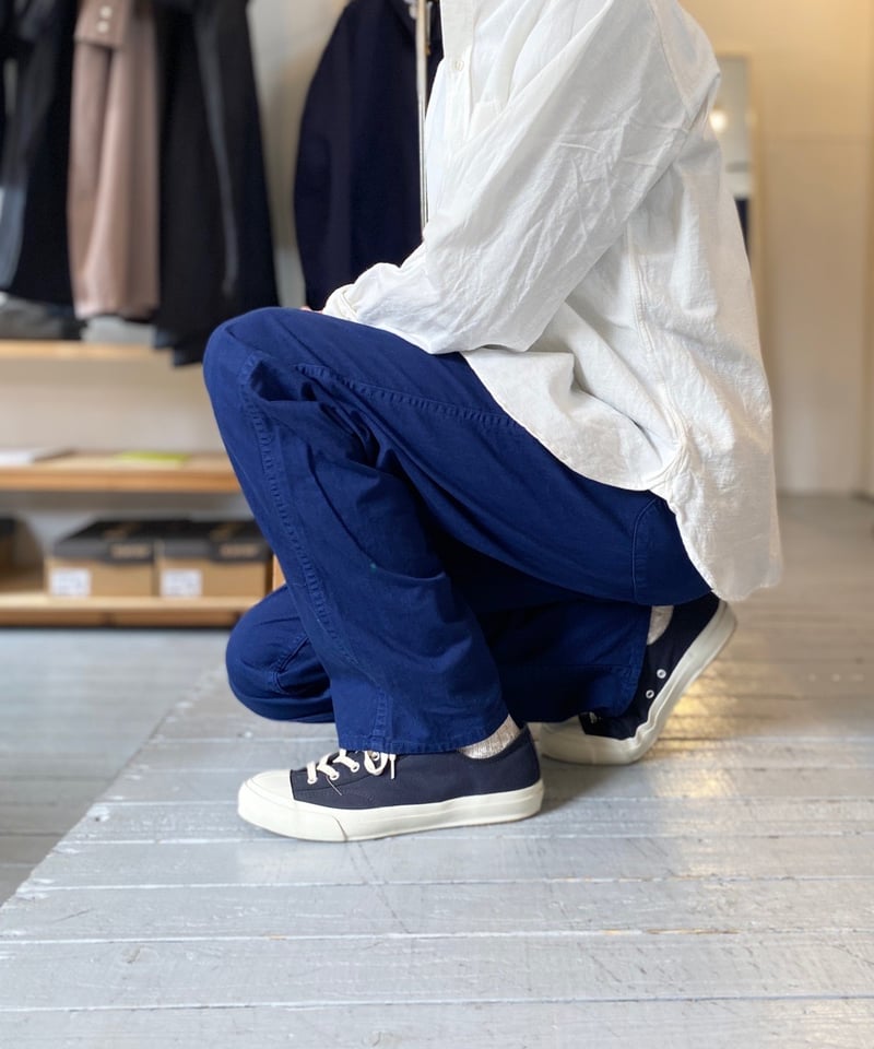 美品　orSlow　オアスロウ　フレンチワークパンツ　Mサイズ　ブルー orslow】 FRENCH WORK PANTS ink blue オアスロウ フレンチ