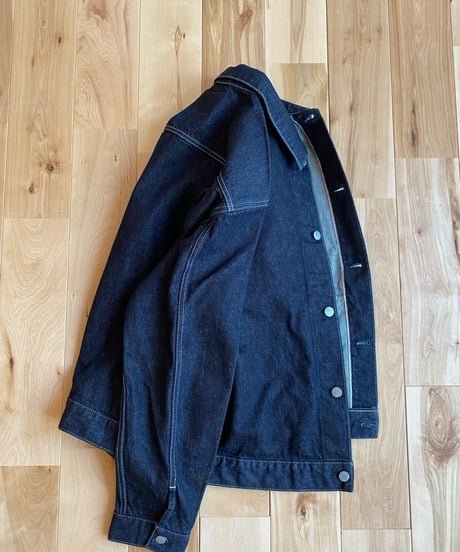 HATSKI ハツキ（ユニセックス） /  1Pocket Denim Jacket 1ポケットデニムジャケット  23FW002【ワンウォッシュ】