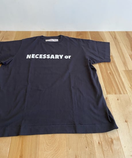 NECESSARY OR UNNECESSARY (NOUN) ナウン  /　NOUN T　【ブラック】