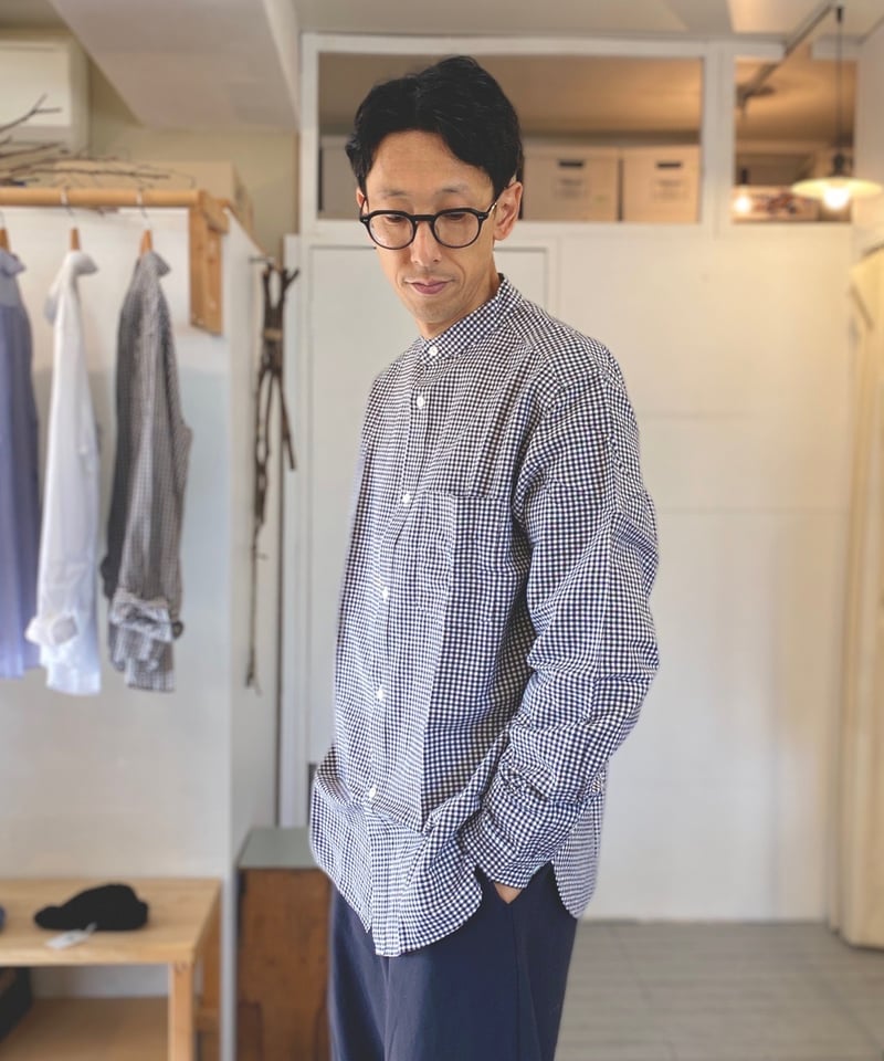 maillot マイヨ ネップチェックシャツコート サイズ3 maillot マイヨ（ユニセックス） / 【新型】SUNSET GINGHAM NEW