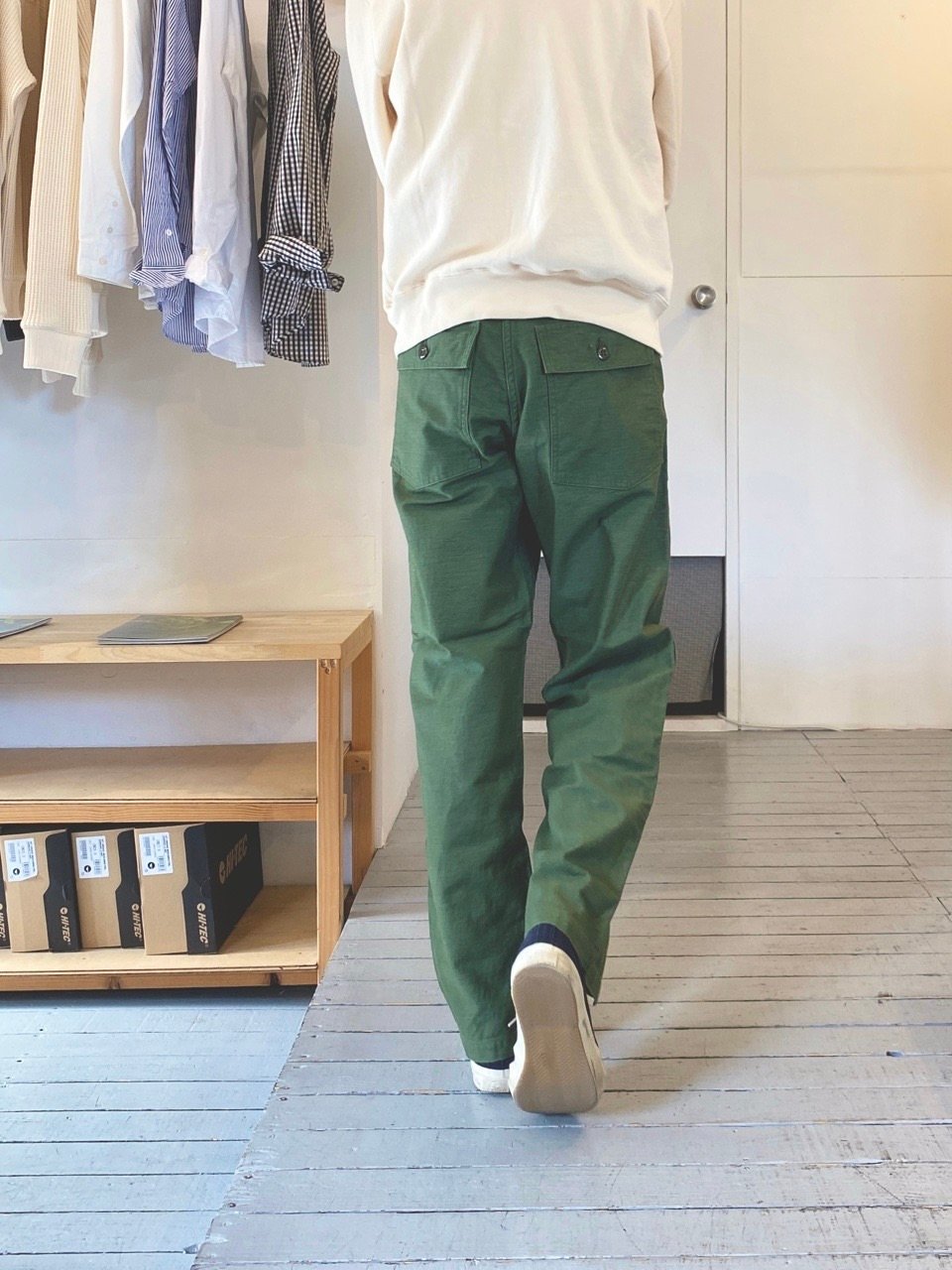 orSlow ワークパンツ オリーブ オアスロウ ファティーグパンツ orSlow オアスロウ ORSLOW ファティーグパンツ HERRINGBONE