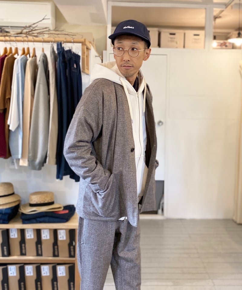 maillot マイヨ（ユニセックス）/heavy sweat zip parka ヘビースウ 