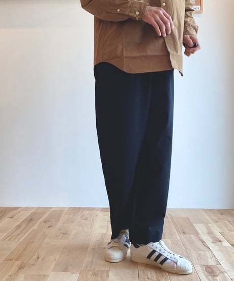 MANUAL ALPHABET マニュアルアルファベット（ユニセックス）/ JOURPANTS WIDE 26SS ジャーパンツワイド26SS【ブラック】