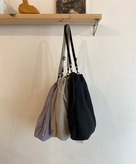 ERA. イーラ  /　SHEER RIPSTOP FLAT KINCHAKU LARGE　【３カラー】
