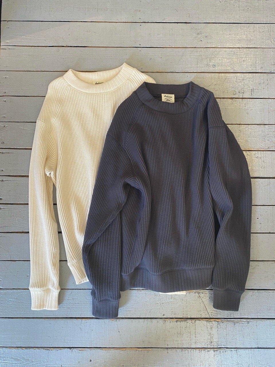 JACKMAN ジャックマン(ユニセックス)/ WAFFLE MID NECK JACKMAN ジャックマン(ユニセックス)/ WAFFLE MID NECK
