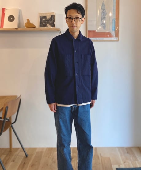 JACKMAN ジャックマン（ユニセックス）/ Dotsume BB Shirt ドツメBBシャツ 【ネイビー】