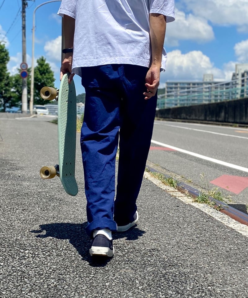 美品　orSlow　オアスロウ　フレンチワークパンツ　Mサイズ　ブルー 美品 orSlow オアスロウ フレンチワークパンツ Mサイズ ブルー