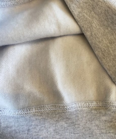 NECESSARY OR UNNECESSARY (NOUN ナウン / ユニセックス)   /  SWEAT CREW " NOWHERE " 【トップグレー】