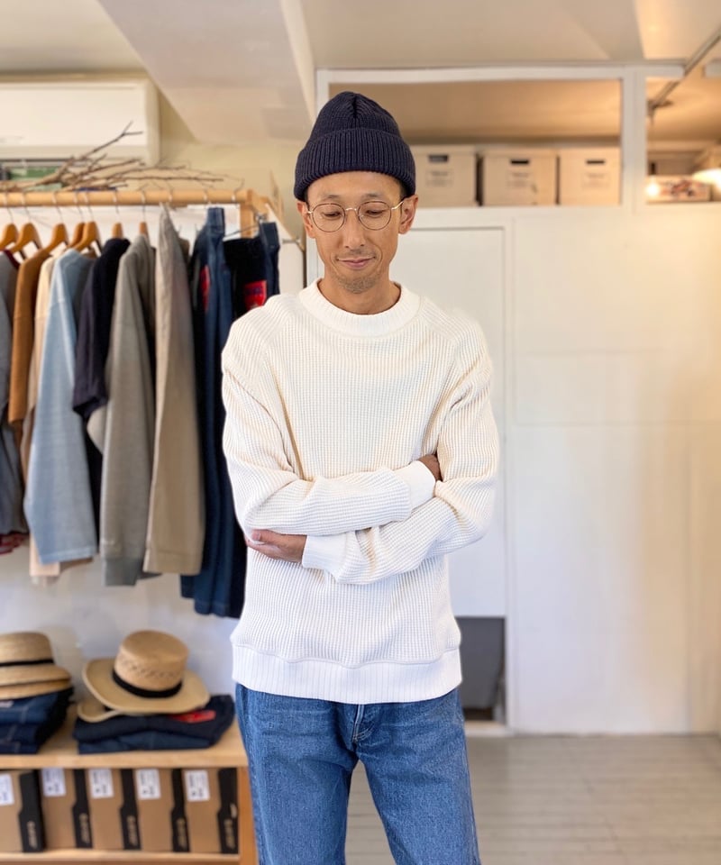 JACKMAN ジャックマン(ユニセックス)/ WAFFLE MID NECK JACKMAN ジャックマン(ユニセックス)/ WAFFLE MID NECK