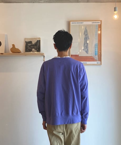 NECESSARY OR UNNECESSARY (NOUN) ナウン  /　MAC L/S　【ブルー（パープル寄り）】