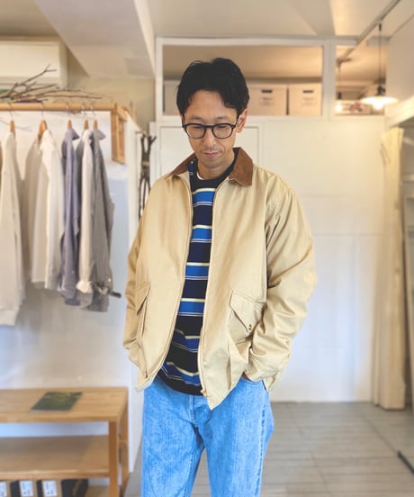 SCREEN STARS (ユニセックス)   /  MULTI BORDER L/S TEE 【ブルー系】