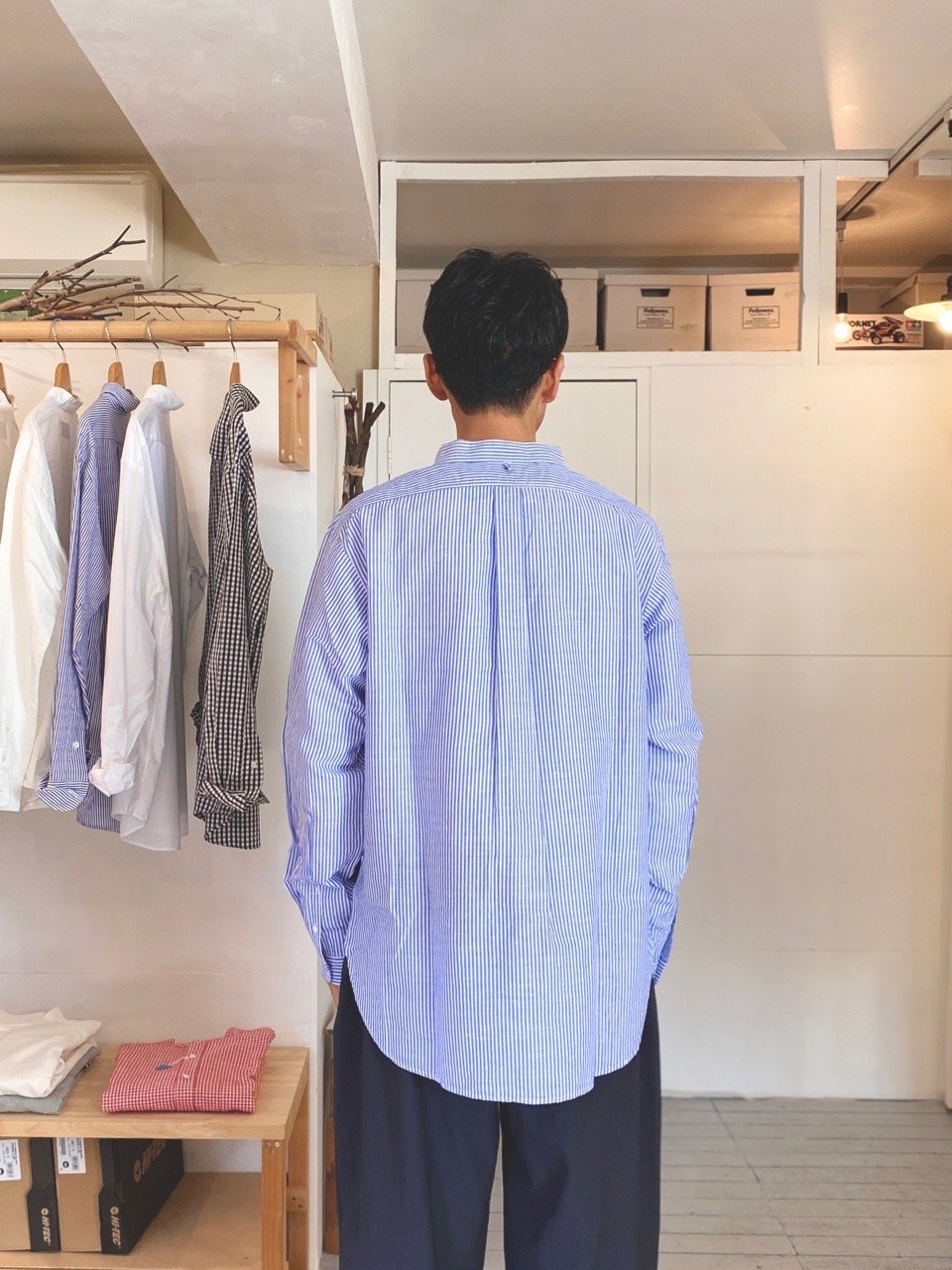 【人気投票 1~37位】ハイブランド人気ランキング！ maillot マイヨ（ユニセックス）/mature s stand stripe linen トップス