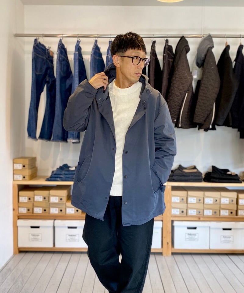 JACKMAN ジャックマン（ユニセックス）/ OX Hoody Coat 【ダークブルー