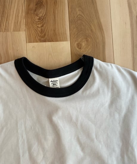 JACKMAN ジャックマン（ユニセックス）/ Grace HS T-Shirt グレースハーフスリーブT-シャツ 【R ホワイト X スミブラック】