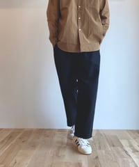 MANUAL ALPHABET マニュアルアルファベット（ユニセックス）/ JOURPANTS WIDE 26SS ジャーパンツワイド26SS【ブラック】