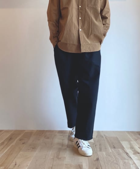 MANUAL ALPHABET マニュアルアルファベット（ユニセックス）/ JOURPANTS WIDE 26SS ジャーパンツワイド26SS【ブラック】