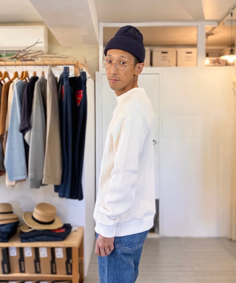 JACKMAN ジャックマン(ユニセックス)/ WAFFLE MID NECK JACKMAN ジャックマン(ユニセックス)/ WAFFLE MID NECK