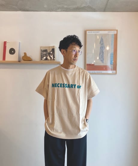 NECESSARY OR UNNECESSARY (NOUN) ナウン  /　NOUN T　【ベージュ】