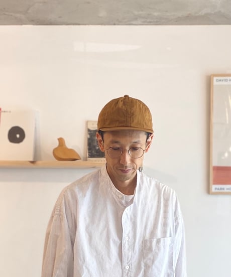 GENERAL THINGS ジェネラルシングス（ユニセックス） /　リップストップ キャップ  Round Brim Cap Type B 【オレンジ】
