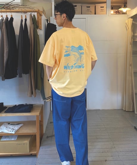 WILD THINGS ワイルドシングス（ユニセックス）/ PIKE FISHING TEE パイクフィッシングTEE 【ペールイエロー】