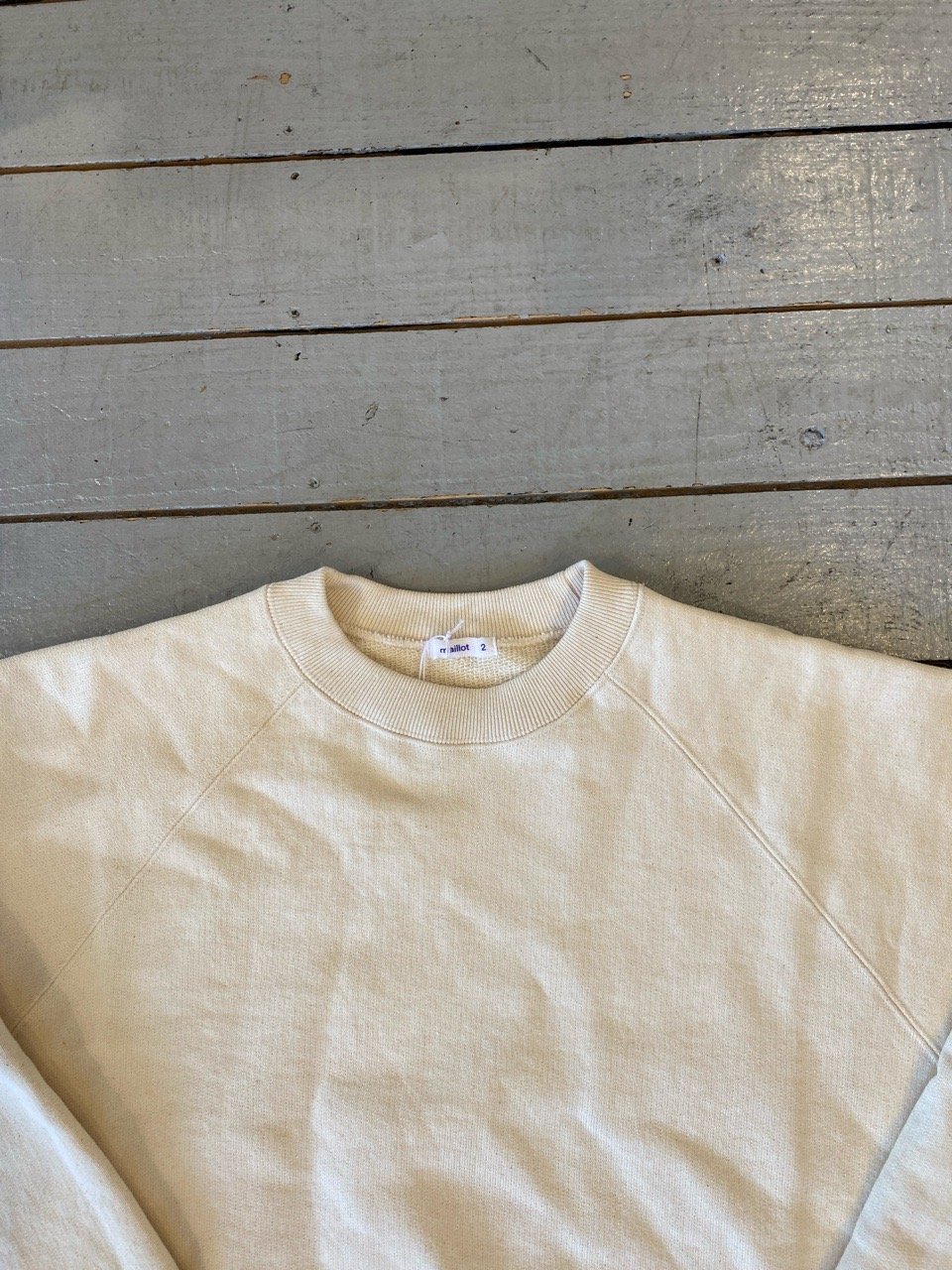 maillot マイヨ（ユニセックス）/ heavy sweat big crew train