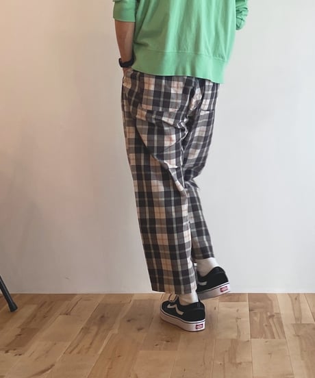 NAPRON ナプロン（ユニセックス）/ SAMUE MONPE サムエモンペ 【アイボリーチェック】