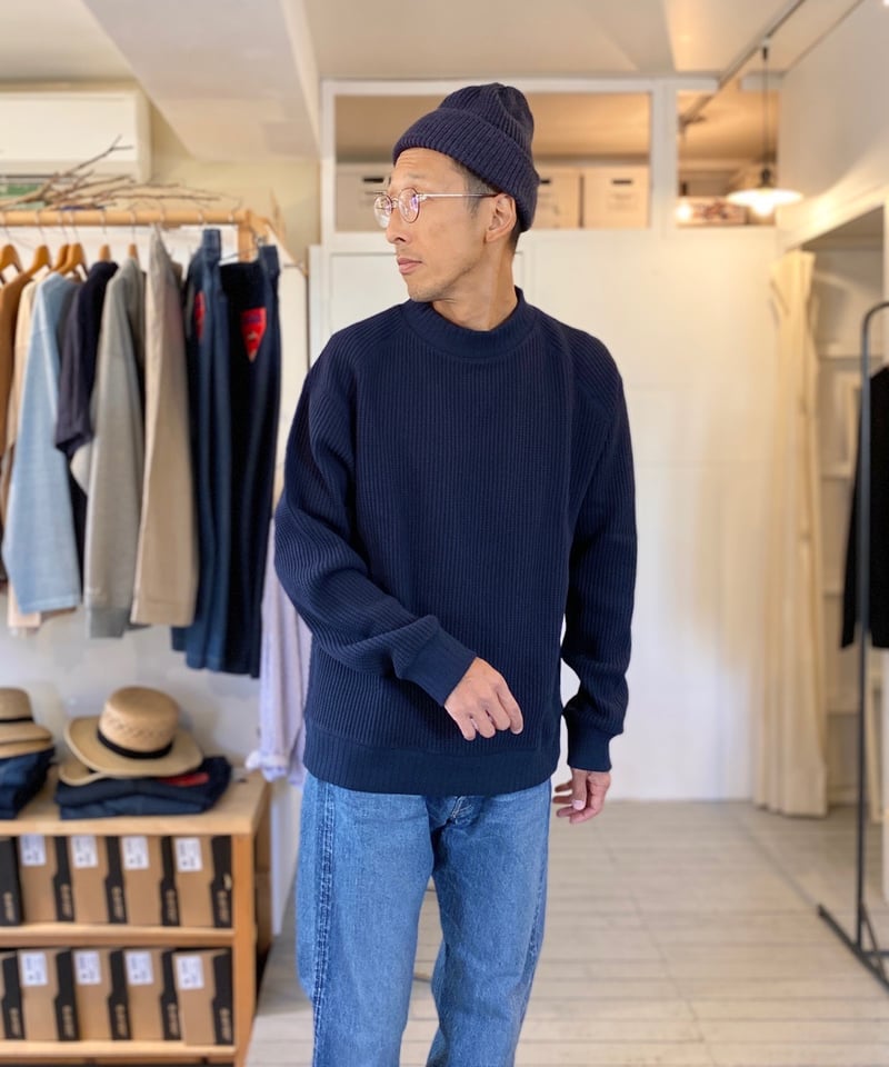 JACKMAN ジャックマン（ユニセックス）/ WAFFLE MID NECK ワッフル 