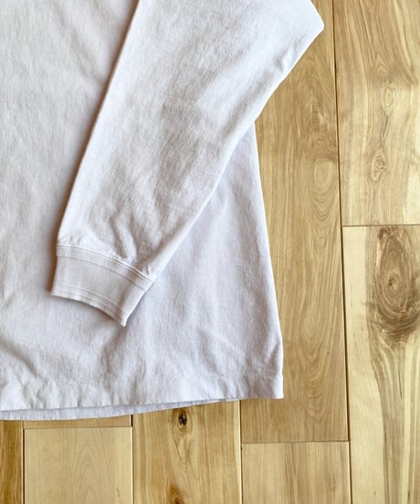 Ohh! オー！（ユニセックス）/ HENLY NECK L/S TEE ヘンリーネック長袖Ｔ【アイボリー】