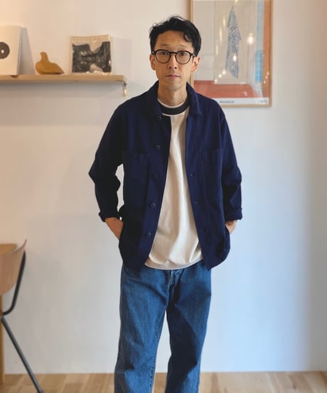 JACKMAN ジャックマン（ユニセックス）/ Dotsume BB Shirt ドツメBBシャツ 【ネイビー】