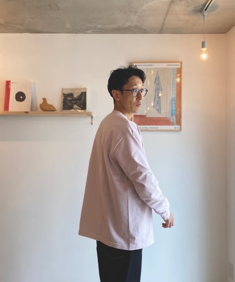 Ohh! オー！（ユニセックス）/ HENLY NECK L/S TEE ヘンリーネック長袖Ｔ【アイボリー】