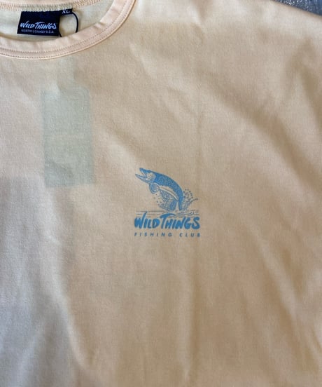 WILD THINGS ワイルドシングス（ユニセックス）/ PIKE FISHING TEE パイクフィッシングTEE 【ペールイエロー】