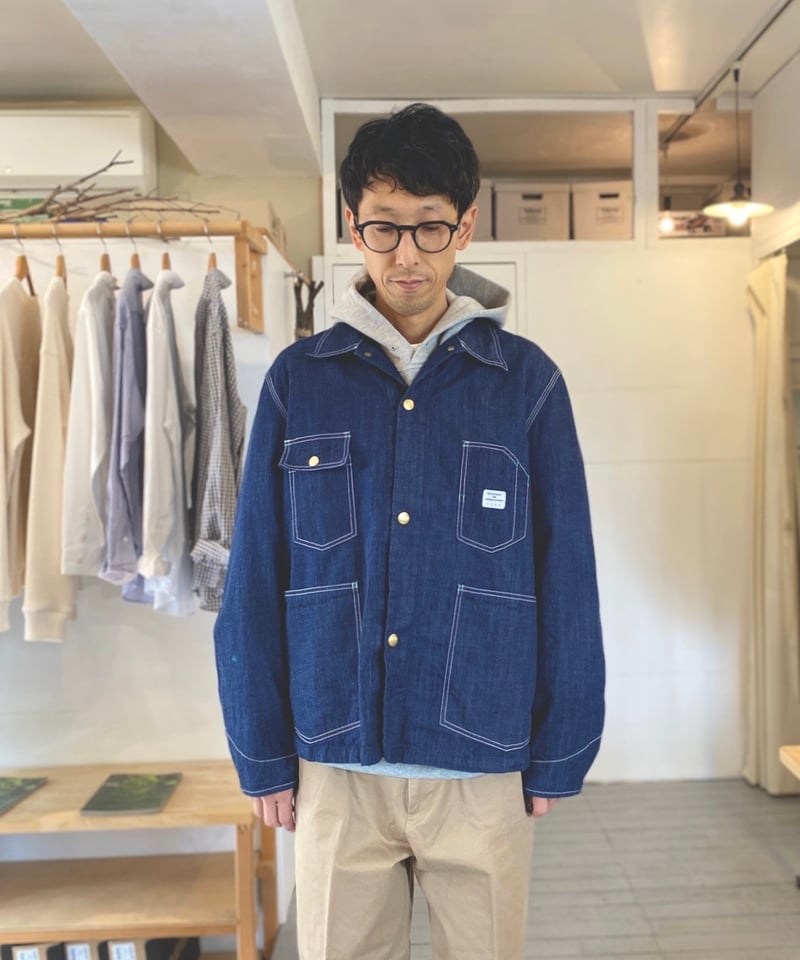 NECESSARY OR UNNECESSARY リネン混　デニムジャケット NECESSARY OR UNNECESSARY デニムジャケット リネン混