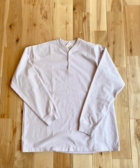 Ohh! オー！（ユニセックス）/ HENLY NECK L/S TEE ヘンリーネック長袖Ｔ【アイボリー】