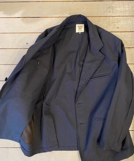 JACKMAN ジャックマン（ユニセックス）/ Back Nep Jacket バックネップジャケット 【ダークネイビー】