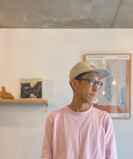 SUBLIMEROE （ユニセックス） / NYLON EMB 5PNANEL CAP ナイロン刺繍ロゴキャップ【オフカーキ】