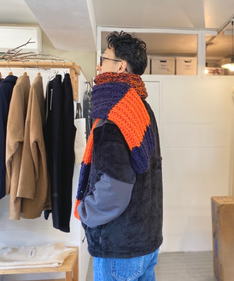 sublimeroe （ユニセックス） / HAND KNIT LONG MUFFLER 【ネ