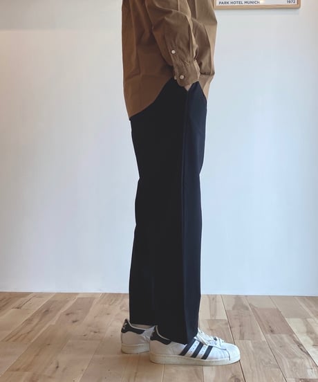 MANUAL ALPHABET マニュアルアルファベット（ユニセックス）/ JOURPANTS WIDE 26SS ジャーパンツワイド26SS【ブラック】