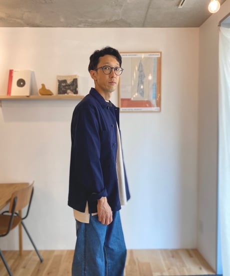 JACKMAN ジャックマン（ユニセックス）/ Dotsume BB Shirt ドツメBBシャツ 【ネイビー】