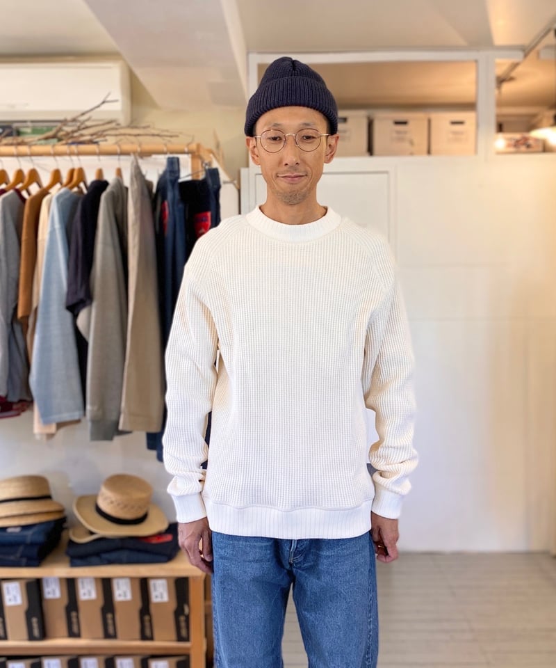 JACKMAN ジャックマン(ユニセックス)/ WAFFLE MID NECK JACKMAN ジャックマン(ユニセックス)/ WAFFLE MID NECK