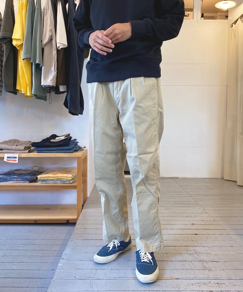 orSlow オアスロウ（ユニセックス） / TWO TUCK WIDE TROUSERS