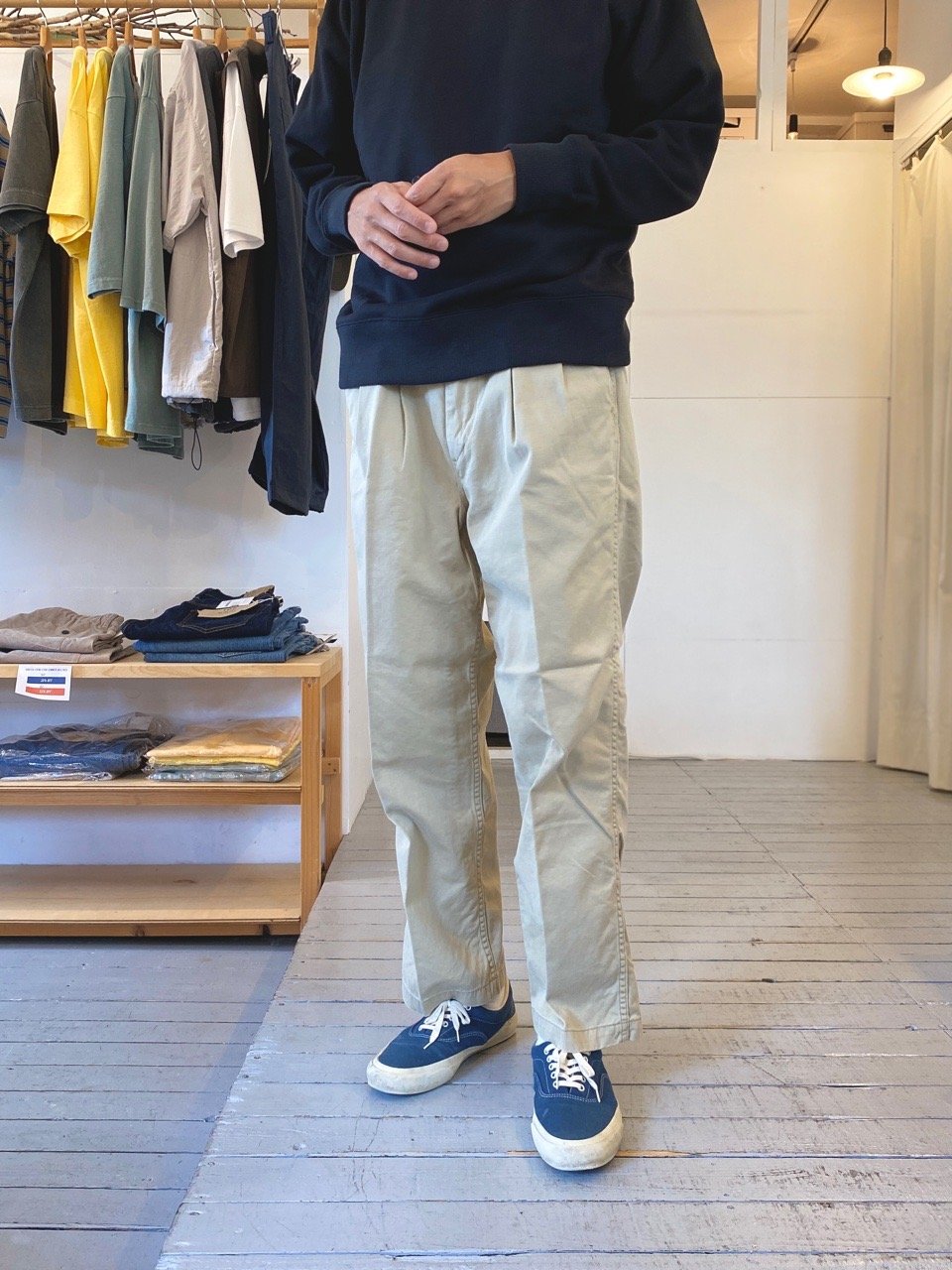 李*龍様 orSlow オアスロウ Two Tuck Wide Trousers orSlow オアスロウ 2タックワイドトラウザー チノパンツ TWO